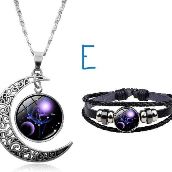 New 12 Zodiac Constellation Necklace & Constellations Beaded Hand Woven … - Picture 5 of 13